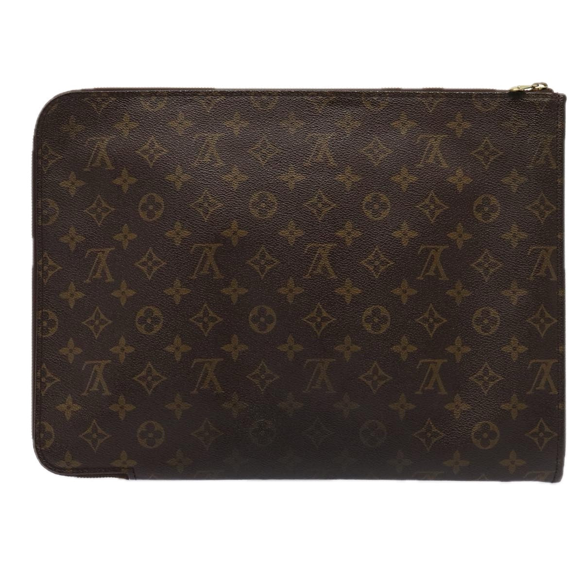 LOUIS VUITTON Monogram Posh Documents Clutch Bag M53456 LV ep4785