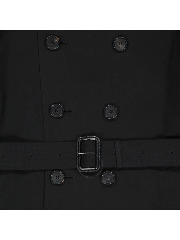 Burberry Burberry Men's The Chelsea Mid-length Black Trench Coat, Brand Size 54 (US Size 44)