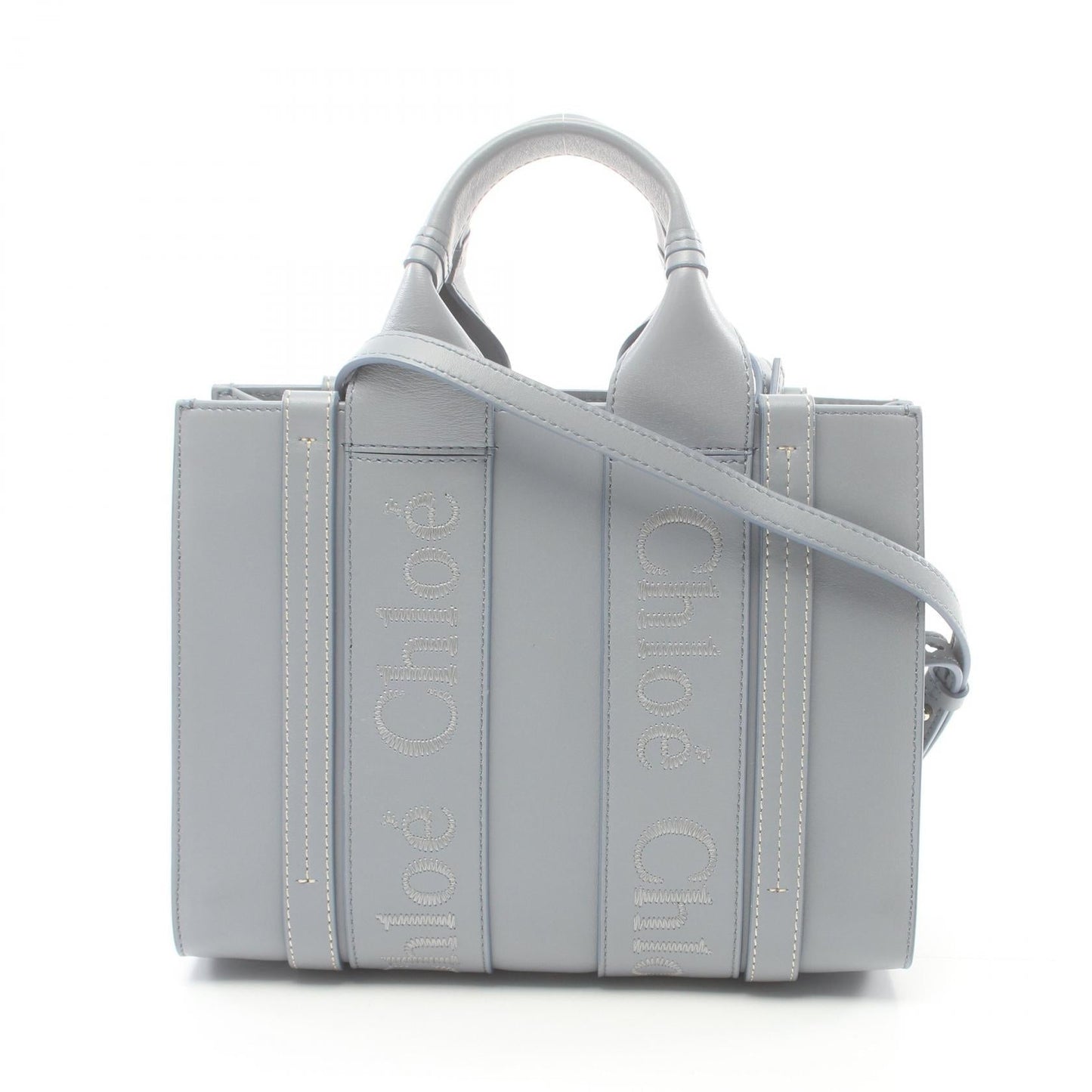 Chloe Small Leather Woody Tote Bag Leather Tote Bag