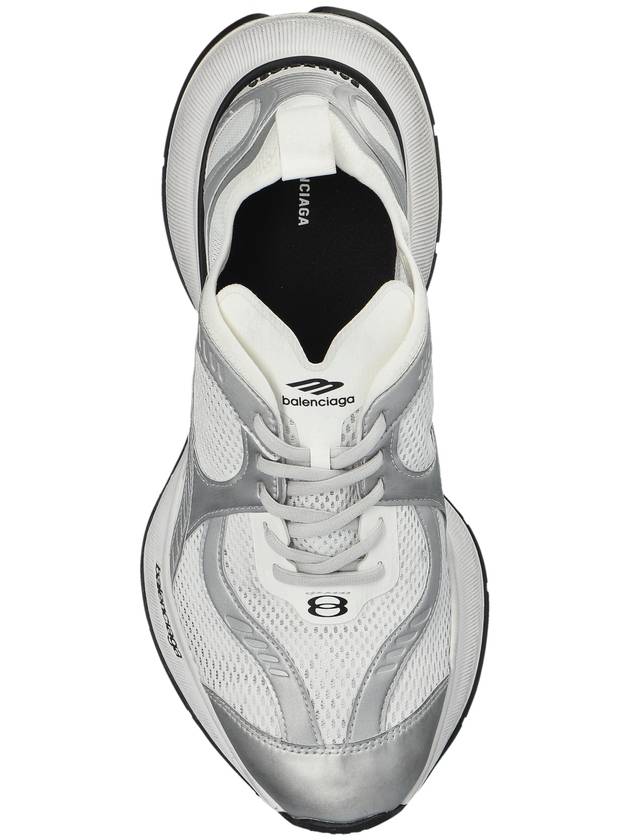 Balenciaga Circuit Low Top Sneakers White Silver