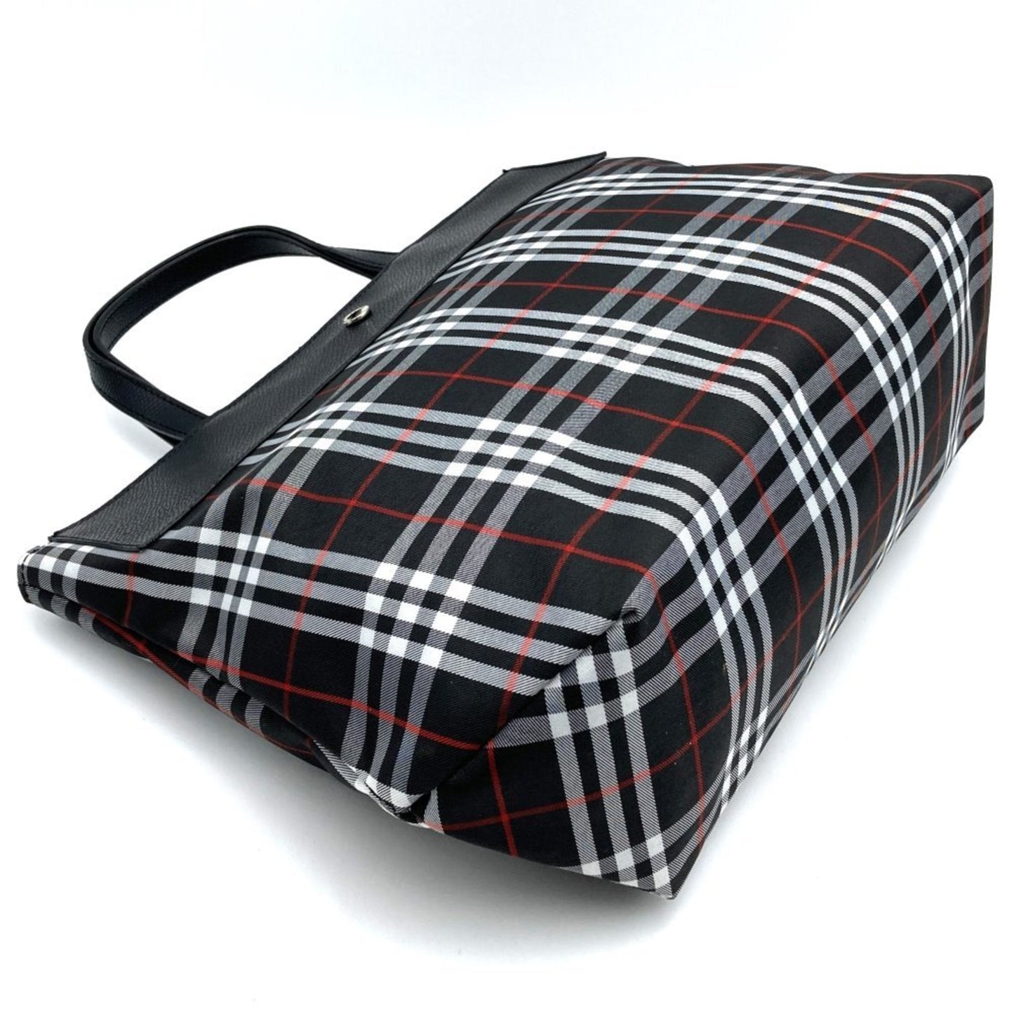 Burberry Nylon Leather Tote Bag ()