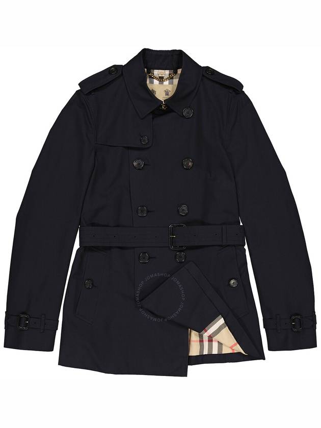 Burberry Burberry Men's The Chelsea Short Navy Trench Coat, Brand Size 50 (US Size 40)