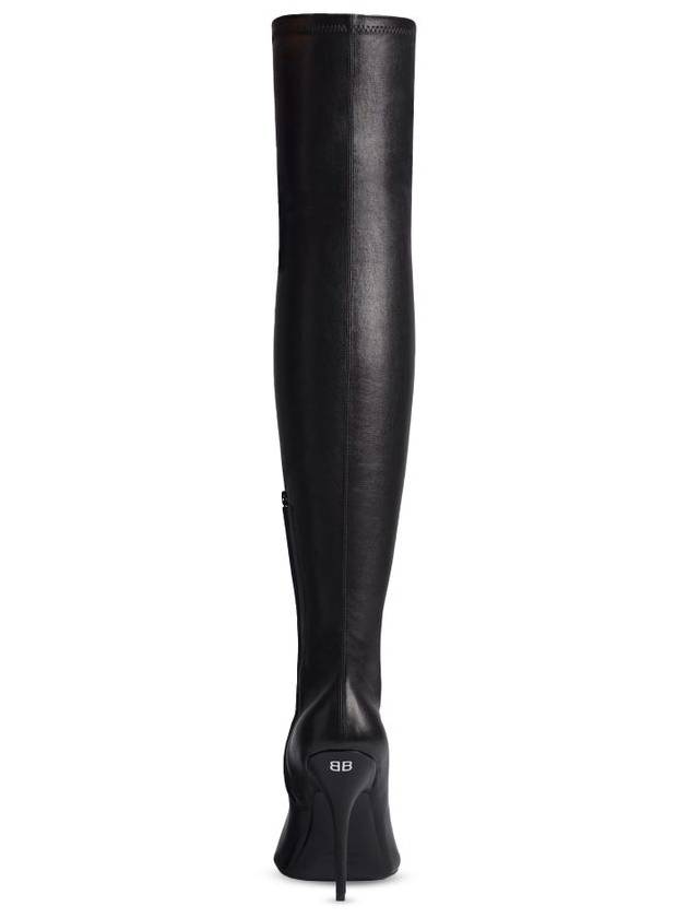 Balenciaga Avenue Nappa Leather Long Boots Black