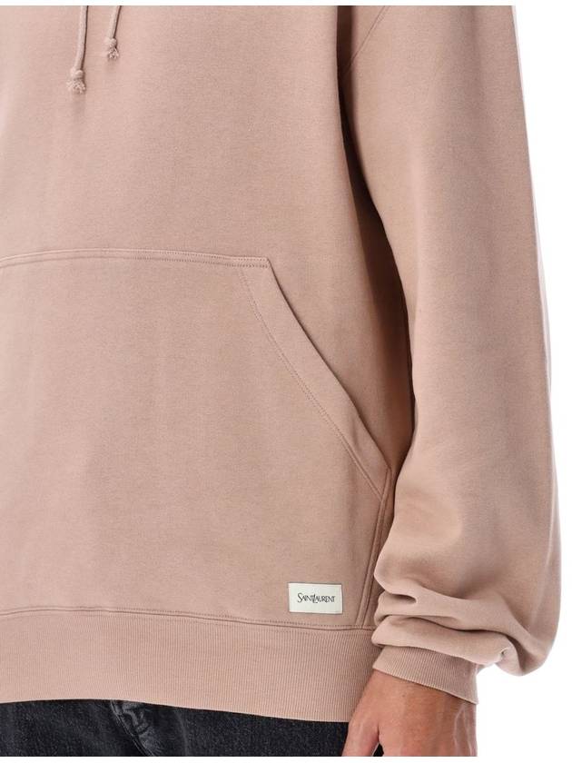 Saint Laurent Logo applique hood pink