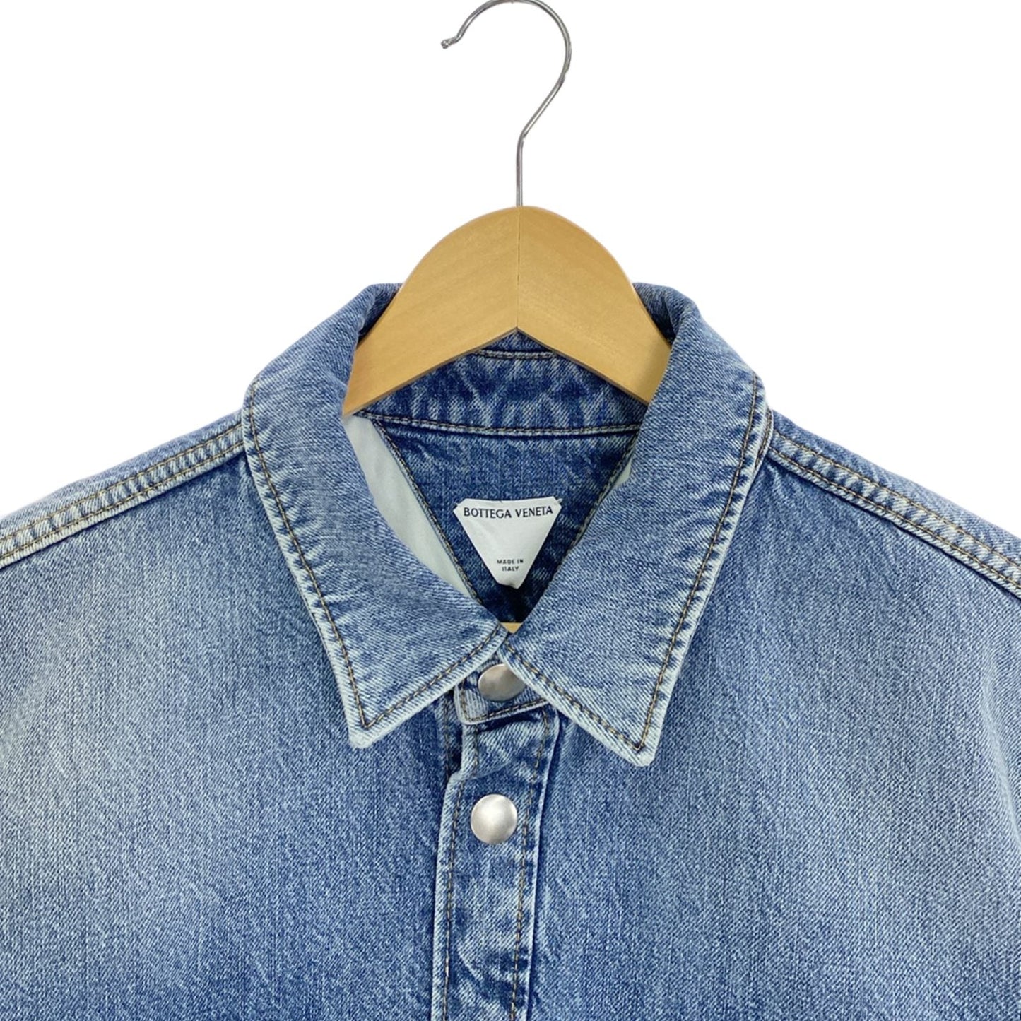 Bottega Veneta Denim Tops Cotton Men Blue 754704V34A0471546