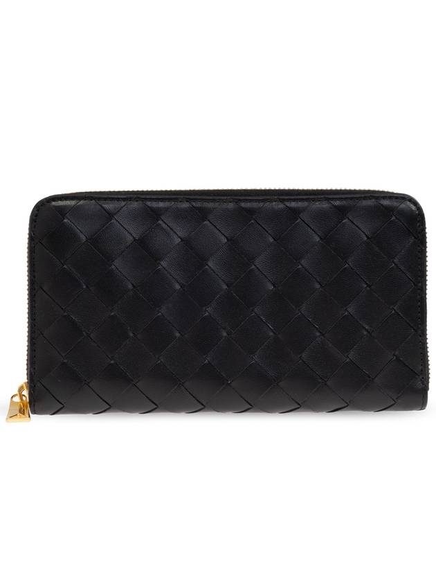 Bottega Veneta Bottega Veneta Leather Wallet, Women's, Black