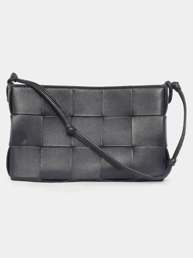 Bottega Veneta Cassette Strap Shoulder Bag Navy