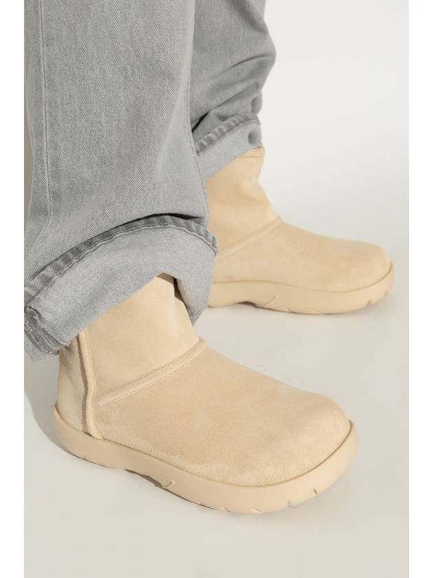 Bottega Veneta Bottega Veneta Suede Snow Boots, Women's, Cream