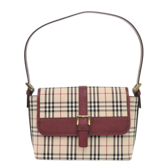Burberry Canvas Leather Handbag Shoulder Bag ()