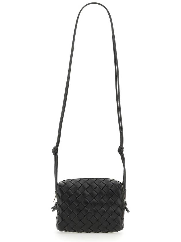 Bottega Veneta Loop Camera Mini Cross Bag Black