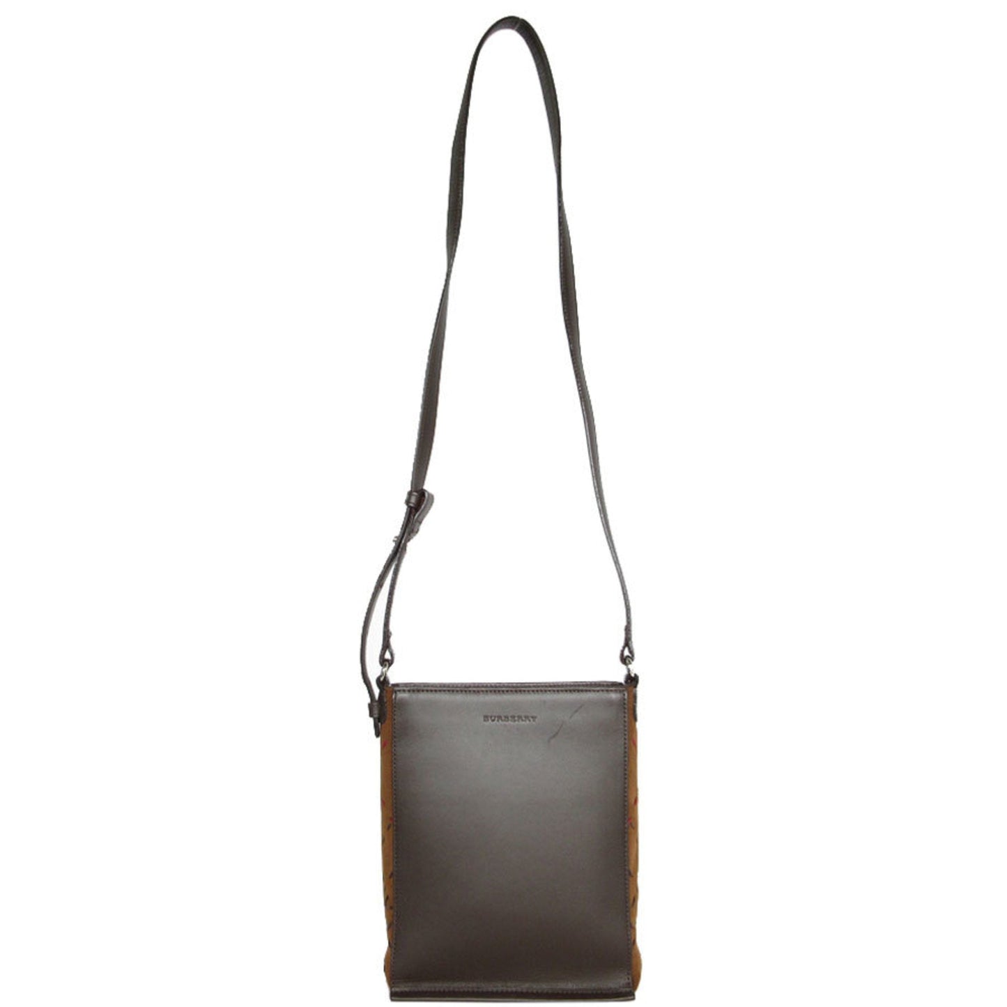 Burberry Leather Suede Shoulder Bag ()