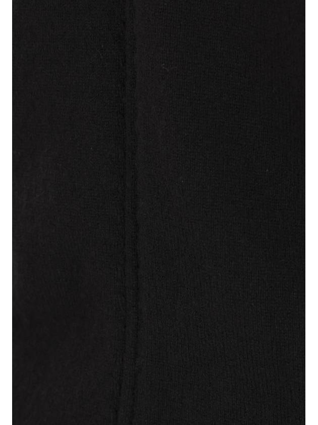 Saint Laurent Openwork Cashmere Sweatshirt Black