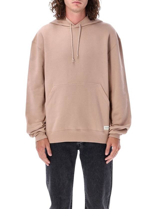 Saint Laurent Logo applique hood pink