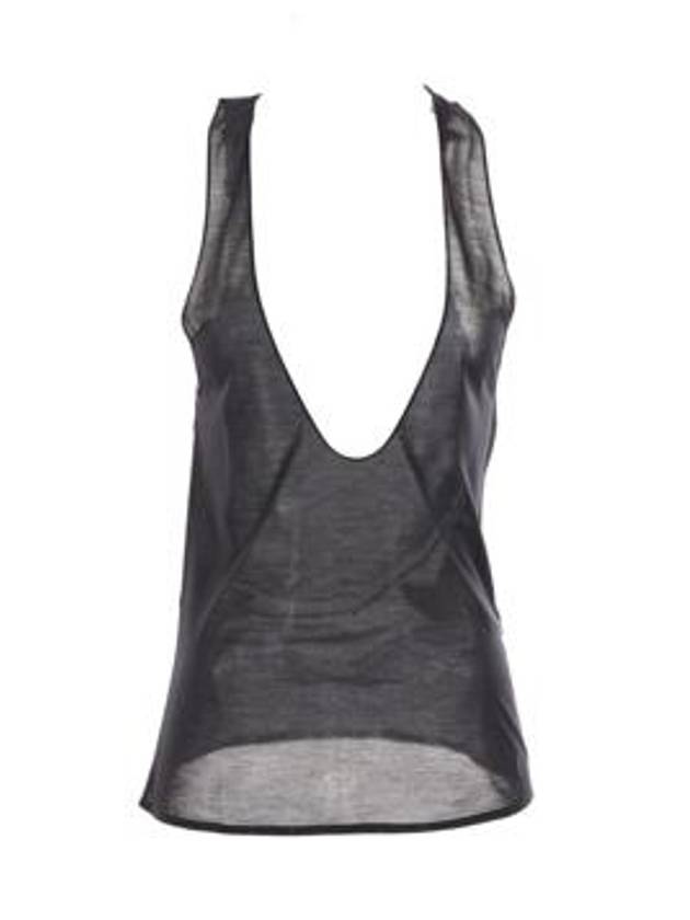 Saint Laurent 23 fw Silk Tank Top WITH Monogram Detail 761463Y37NH1000 B0650945968
