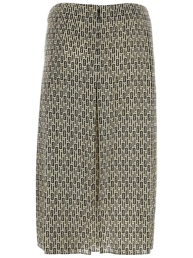Fendi Midi Skirt FQ7532AWZA F0GME Printed