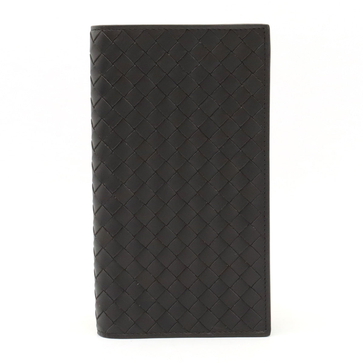 Bottega Veneta BOTTEGA GOVENETTA INTRACT Long wallet dark brown leather teas 316005