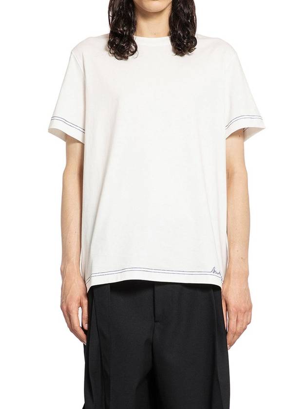 Burberry logo detail crew neck t-shirt 8090542_B7343
