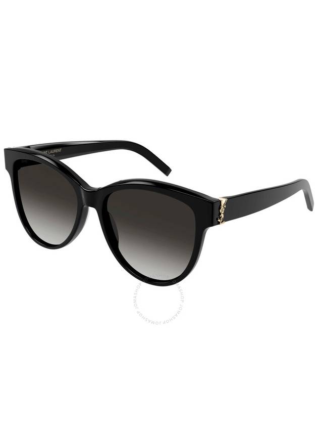 Saint Laurent Saint Laurent Grey Gradient Butterfly Ladies Sunglasses SL M107 002 55
