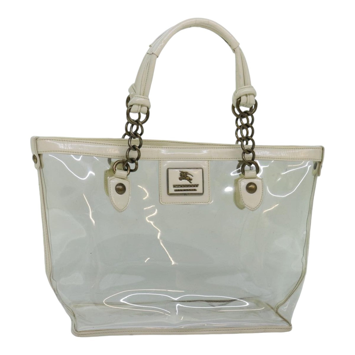 Burberry clear Vinyl Shoulder Bag ()