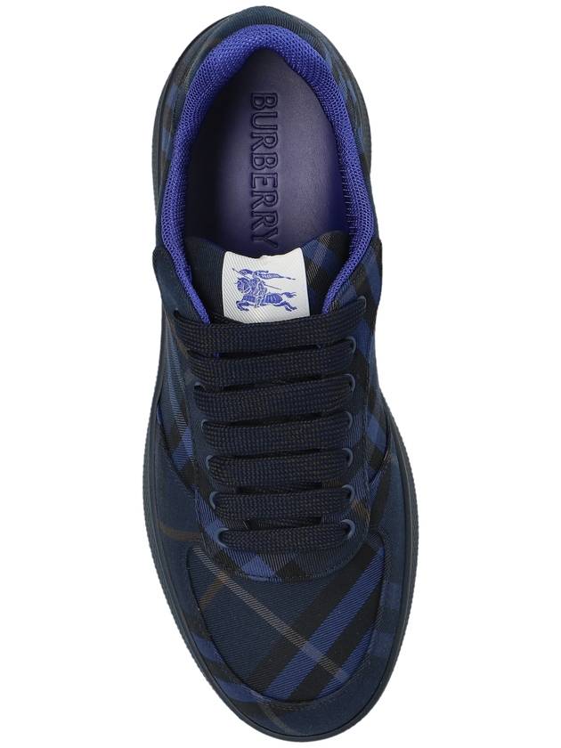 Burberry Check Terrace Low Top Sneakers Midnight