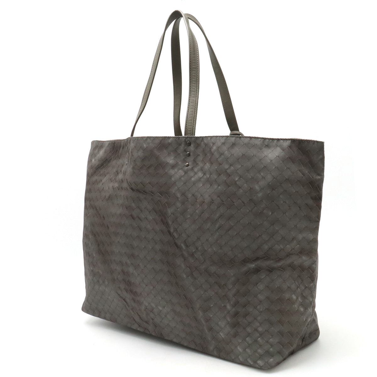 Bottega Veneta INTRECTO LUGO LUGO TORTE BAG NYLON LEADER GREY CHARM 299876