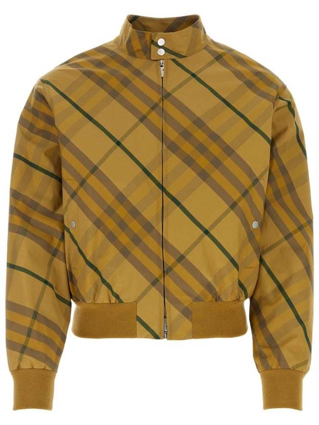 Burberry Check Bomber Jacket Yellow
