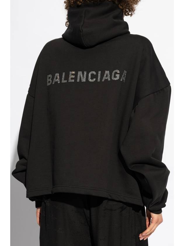 Balenciaga Balenciaga Hoodie, Women's, Black
