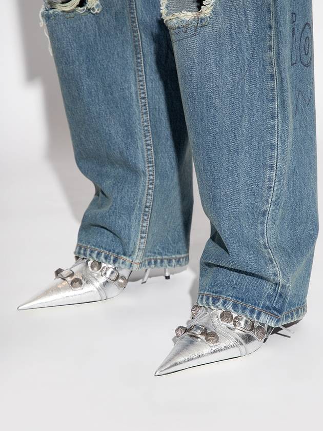 Balenciaga CAGOLE metallic boots 694379 WBDK3 8018 B0110821116