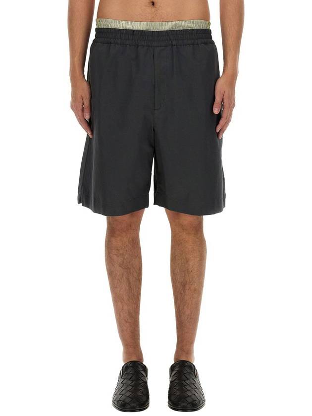 Bottega Veneta 24 ss Double Waistband Shorts 785715 V3G20 1235 B0111077033