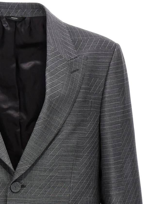 Fendi FF Shadow Blazer FJ0768APO4 F1LUY FLANNEL B0170734781