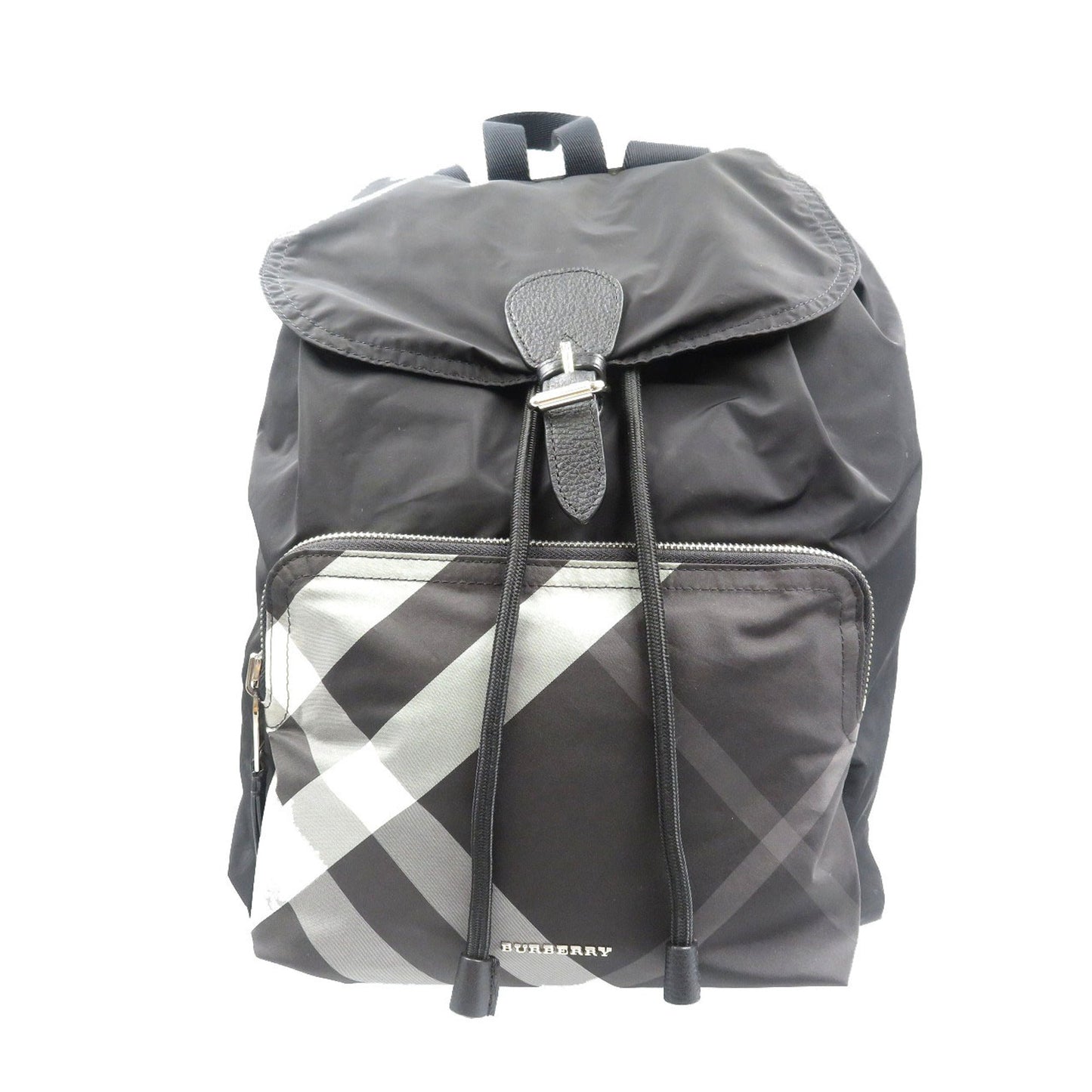 Burberry Nylon Leather Backpack ()
