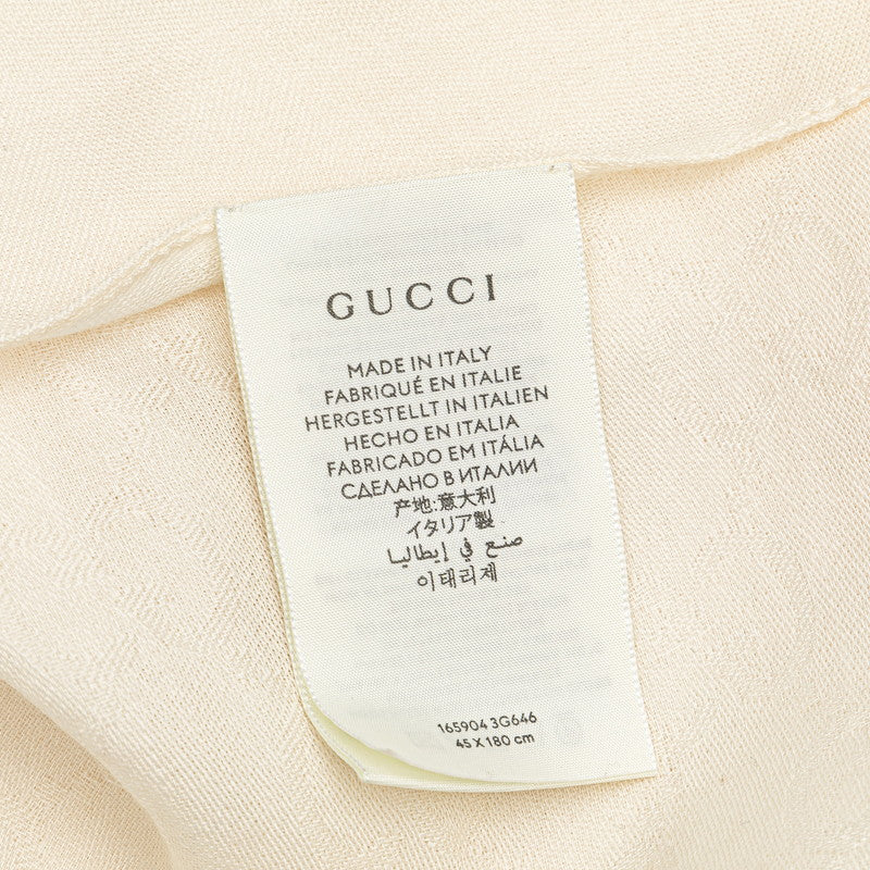 Gucci GG Wool Silk Scarf