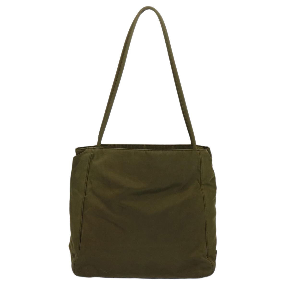 PRADA Shoulder Bag Nylon Khaki fm3020