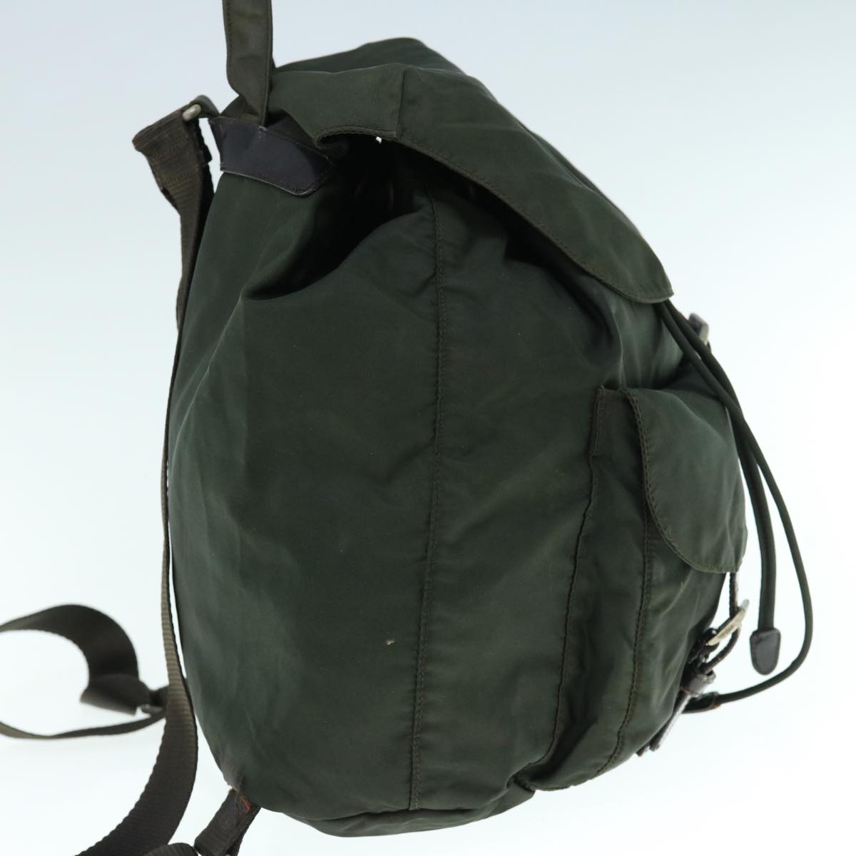 PRADA Backpack Nylon Khaki fm3034