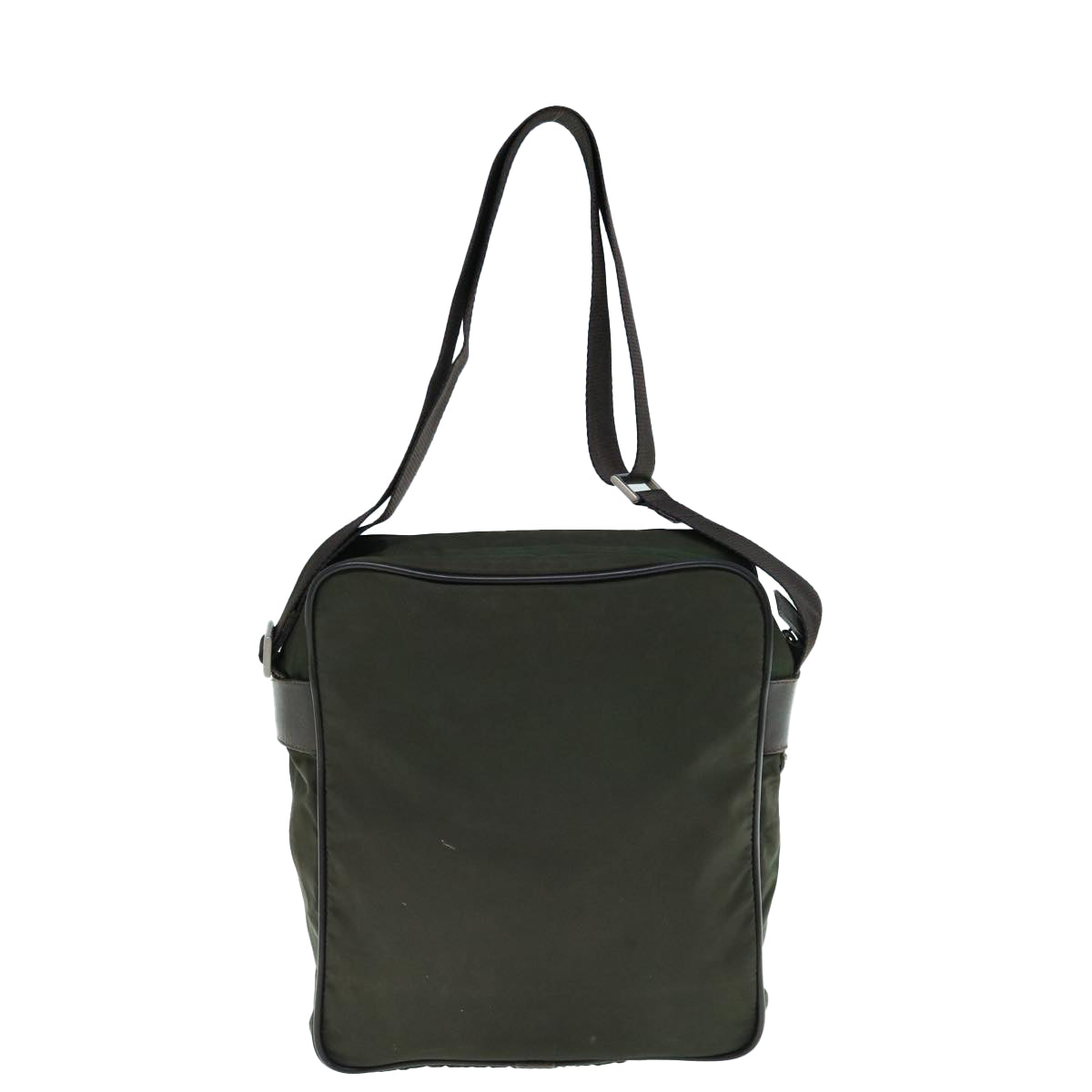 PRADA Shoulder Bag Nylon Khaki fm3099