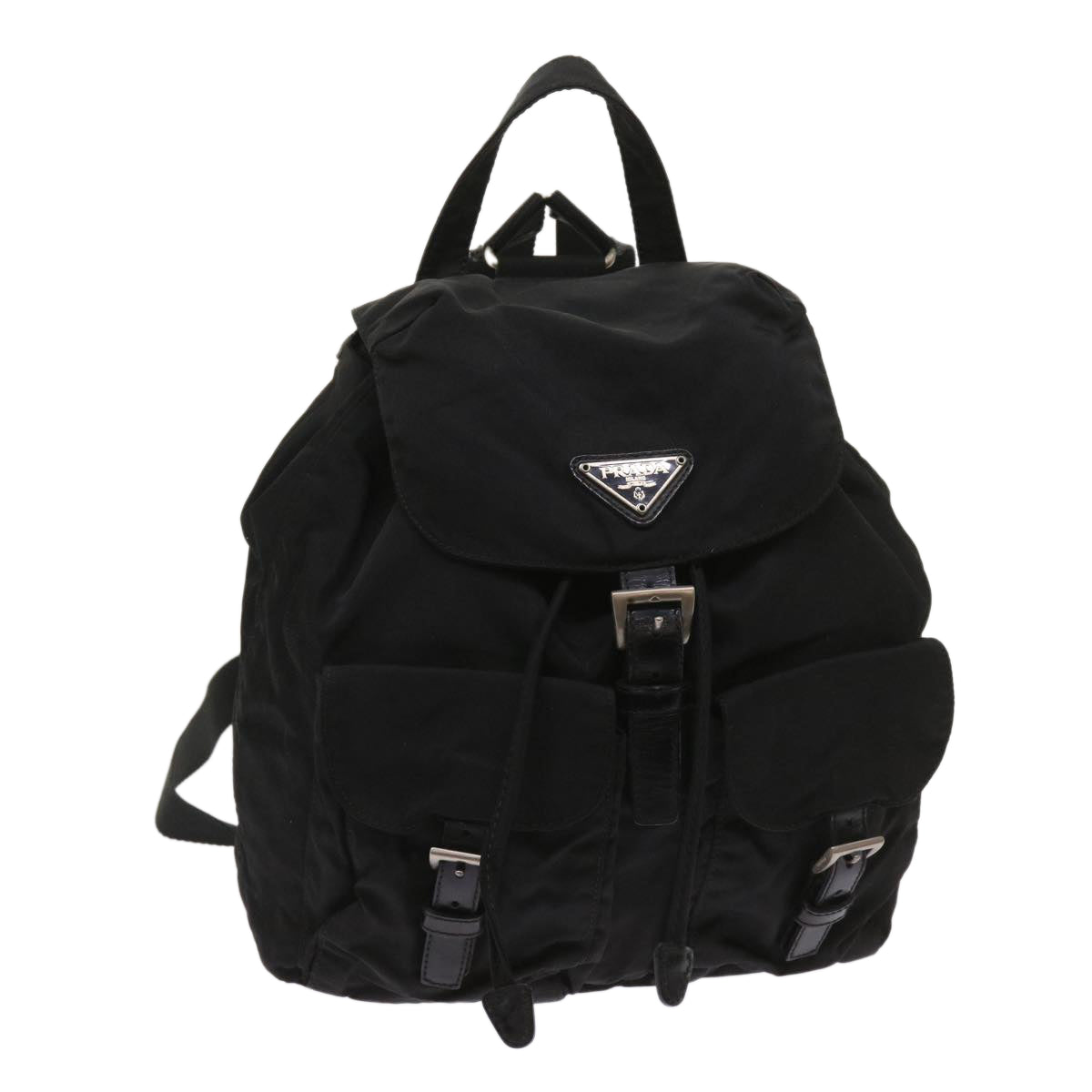 PRADA Backpack Nylon Black fm3150