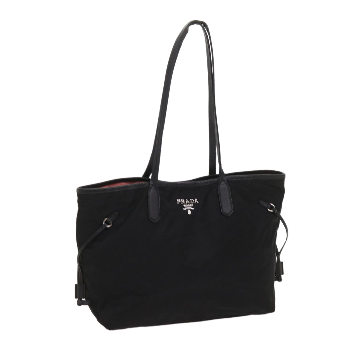 PRADA Tote Bag Nylon Black fm3155