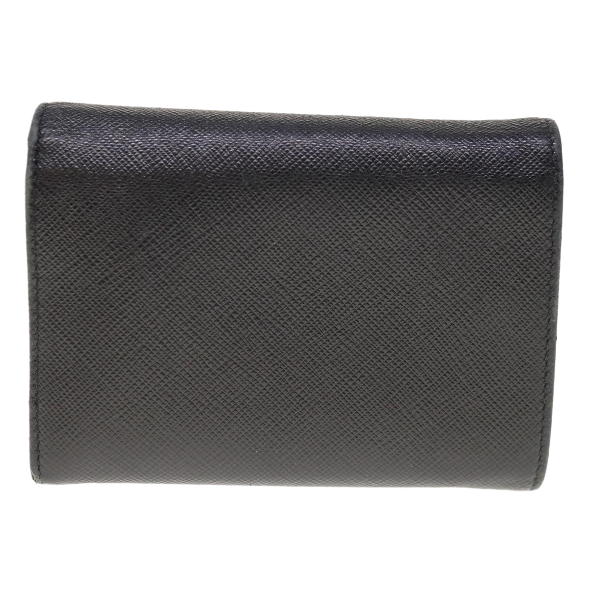 PRADA Wallet Safiano leather Black fm3191