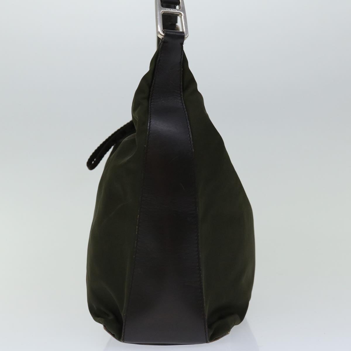 PRADA Shoulder Bag Nylon Khaki  fm3207