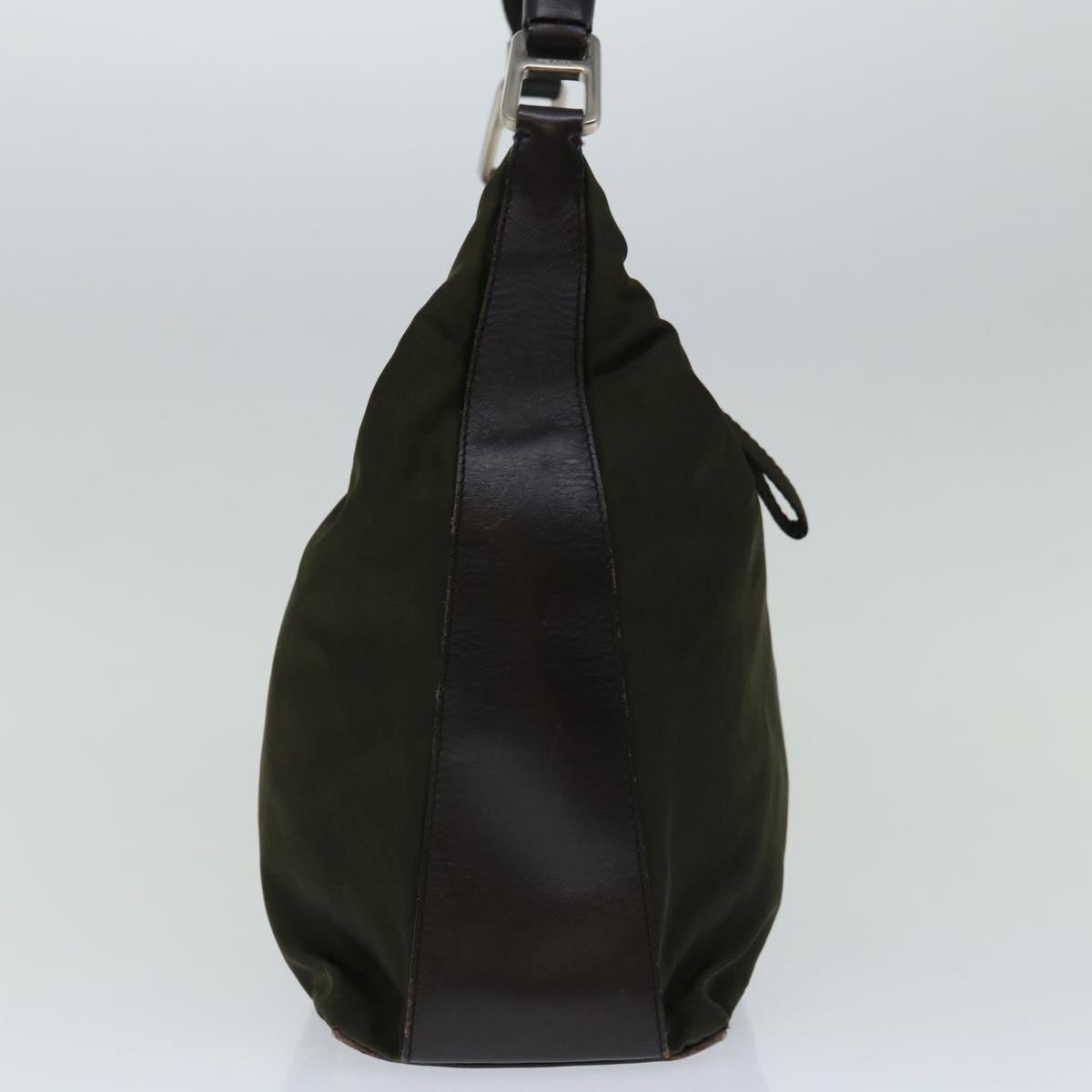PRADA Shoulder Bag Nylon Khaki  fm3207