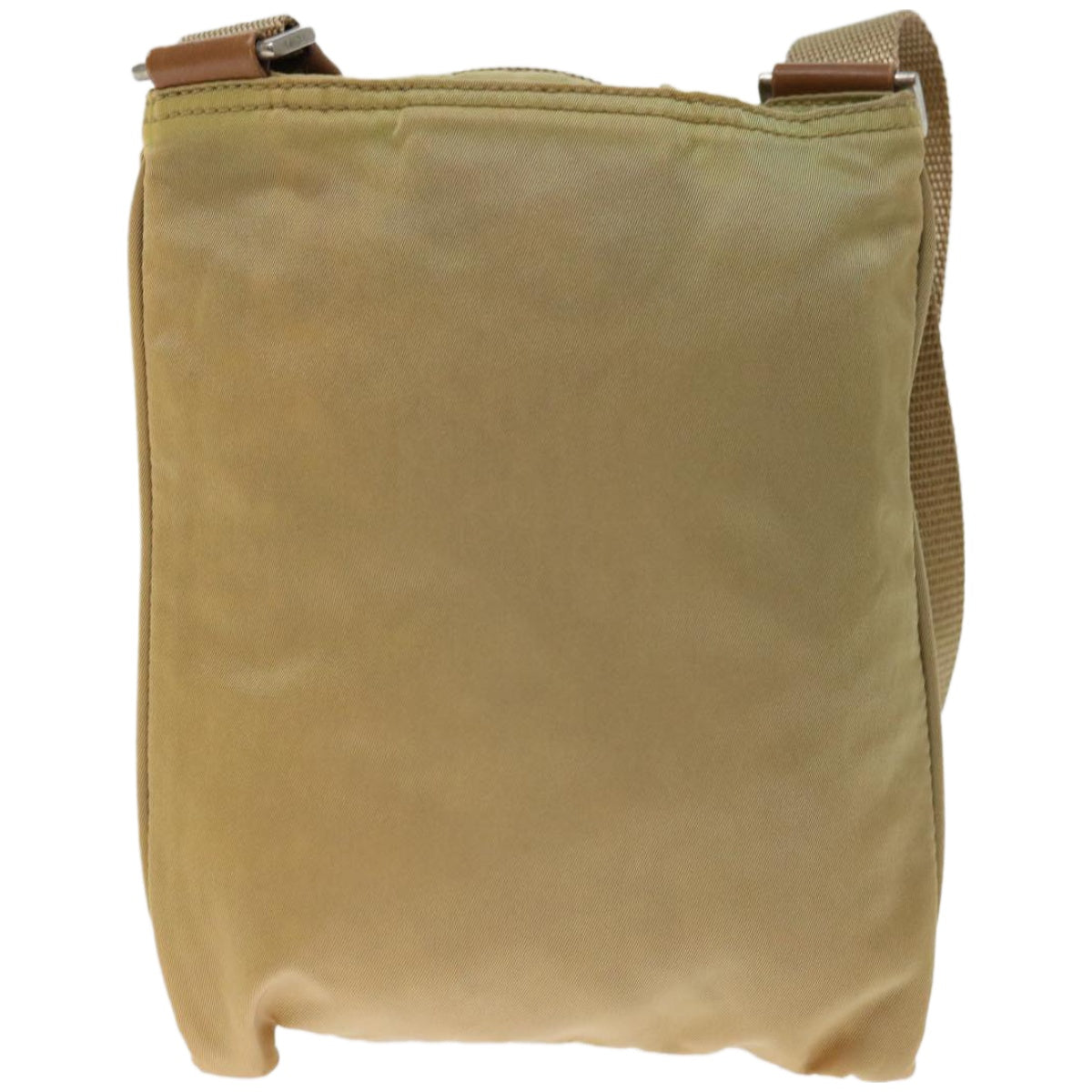PRADA Shoulder Bag Nylon Beige  fm3208