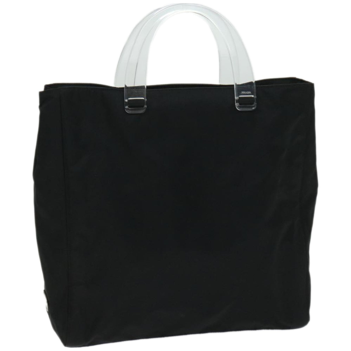 PRADA Hand Bag Nylon Black  fm3213