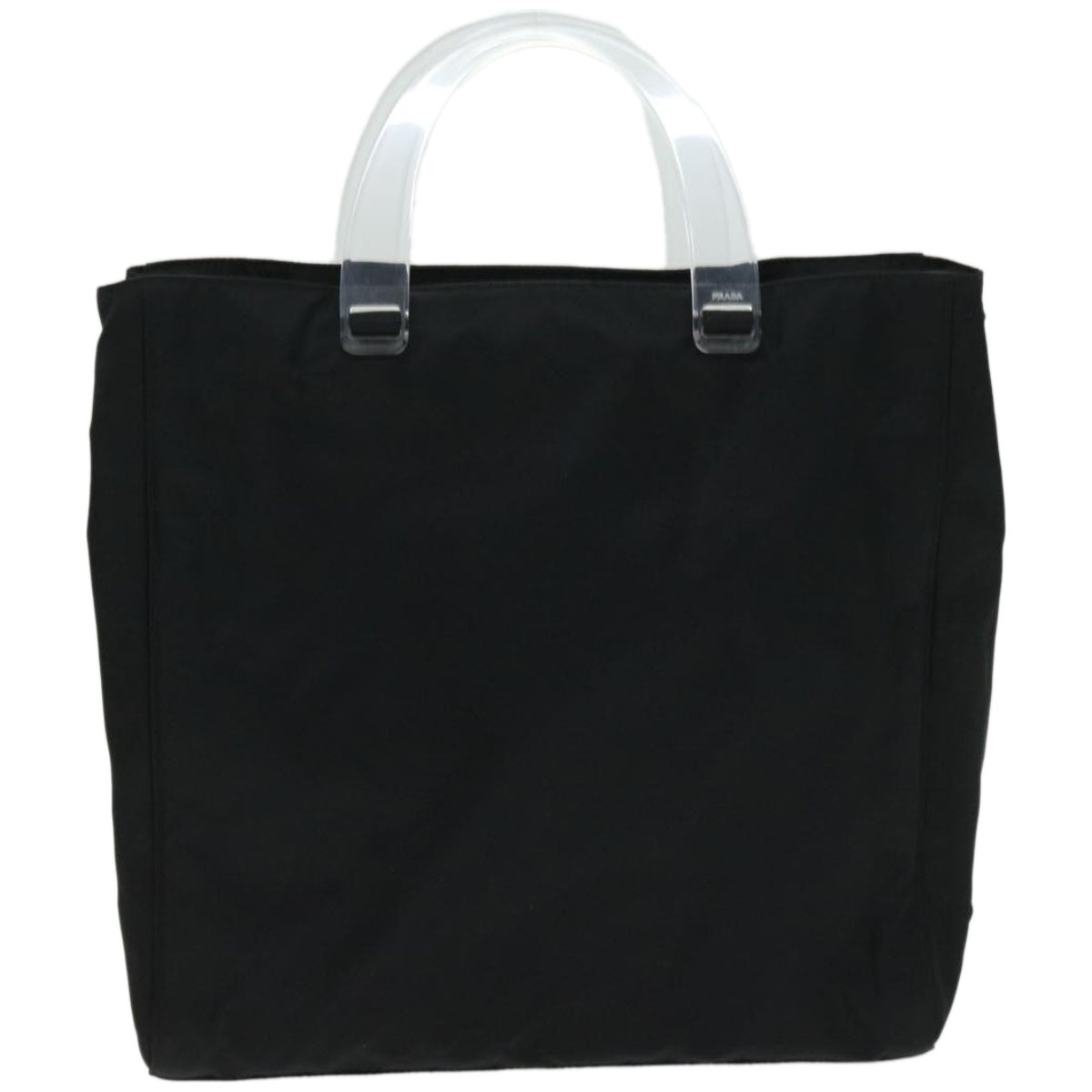 PRADA Hand Bag Nylon Black  fm3213