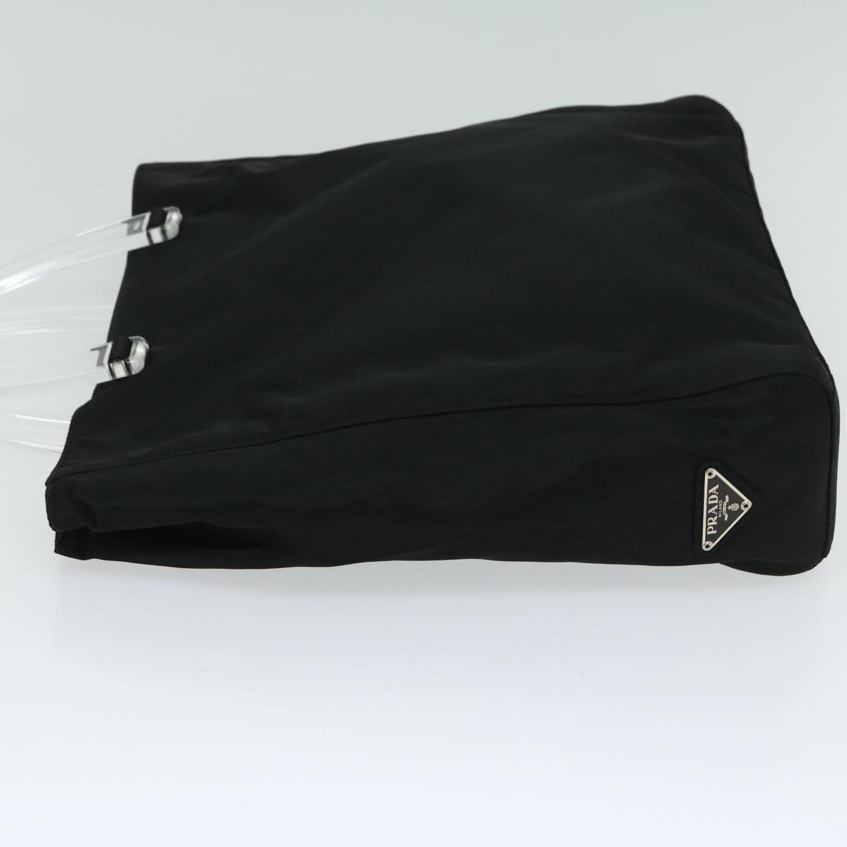 PRADA Hand Bag Nylon Black  fm3213