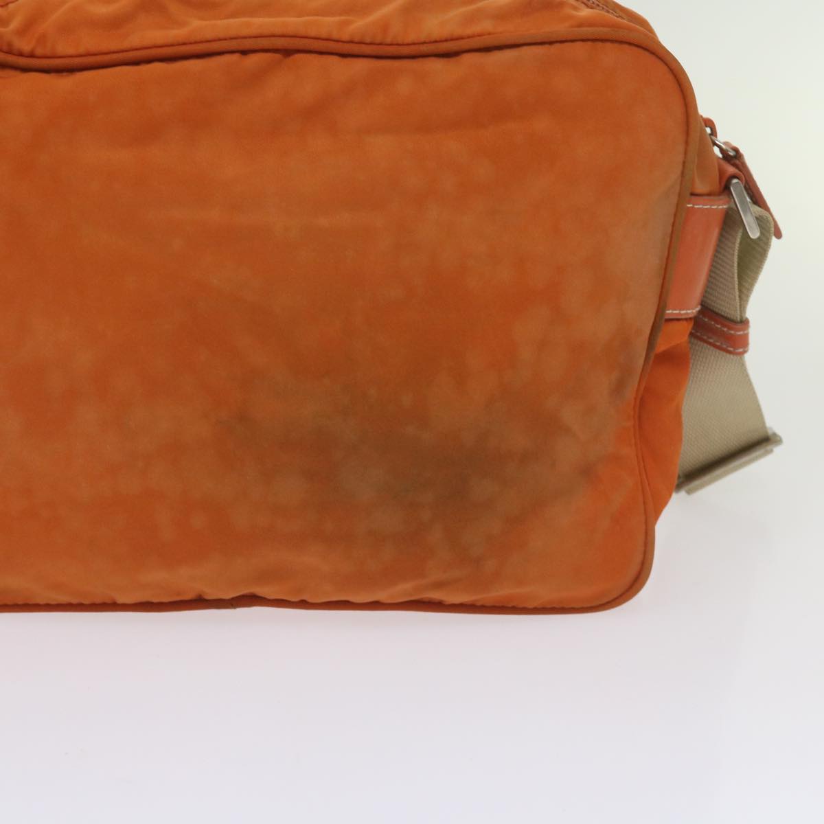 PRADA Shoulder Bag Nylon Orange  fm3214