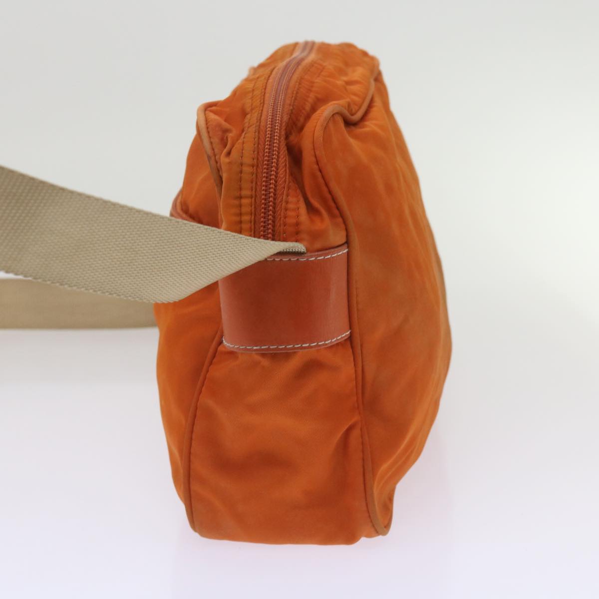 PRADA Shoulder Bag Nylon Orange  fm3214