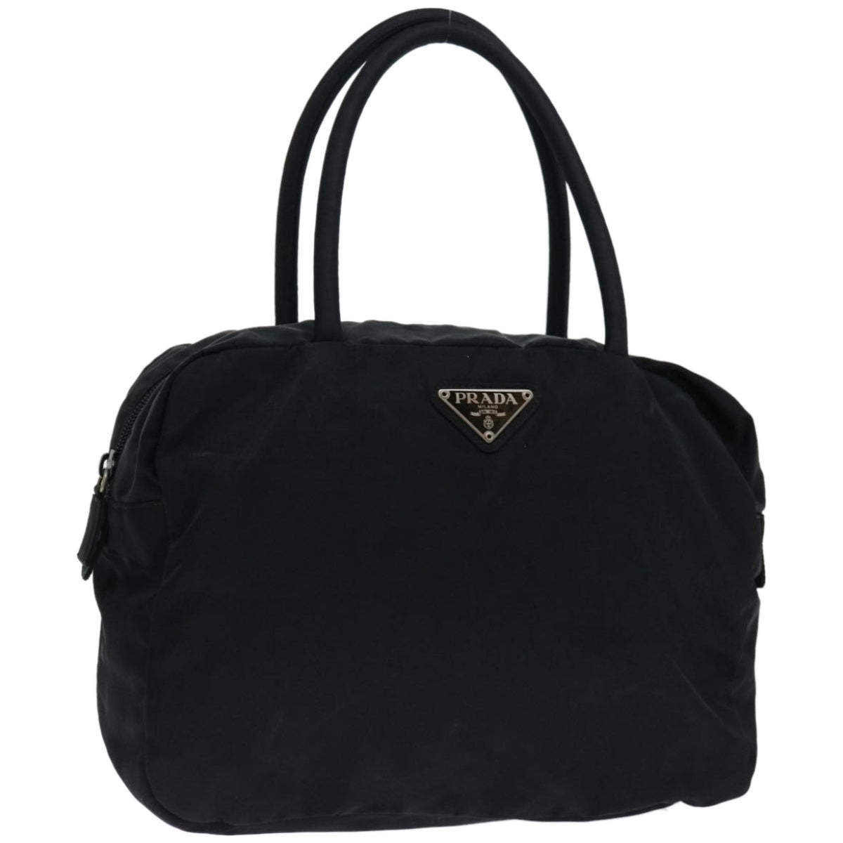 PRADA Hand Bag Nylon Black  fm3215