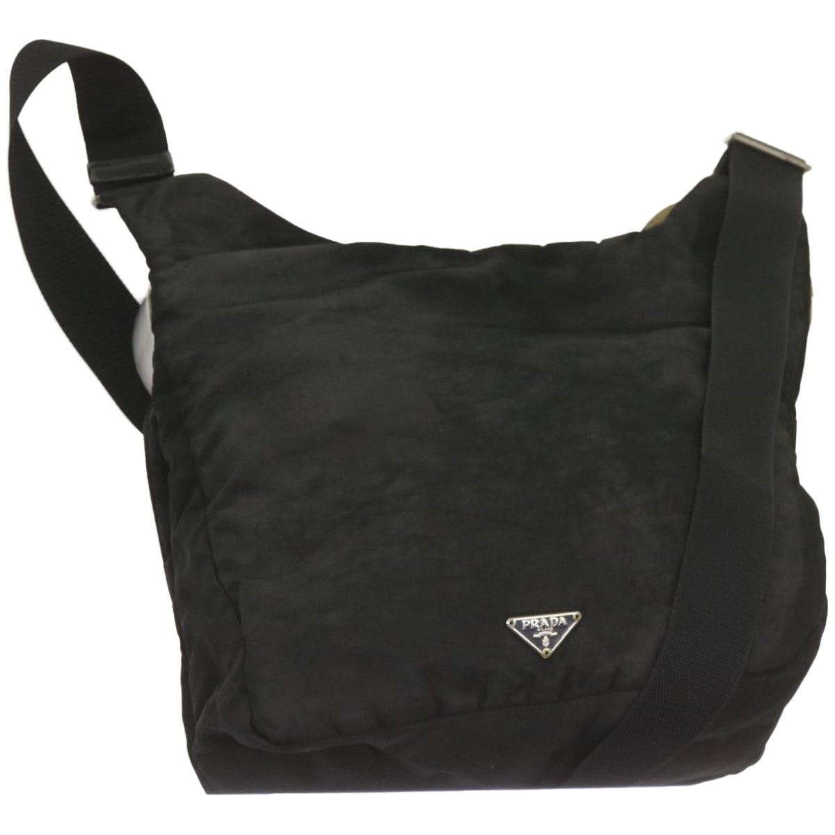 PRADA Shoulder Bag Nylon Black  fm3220