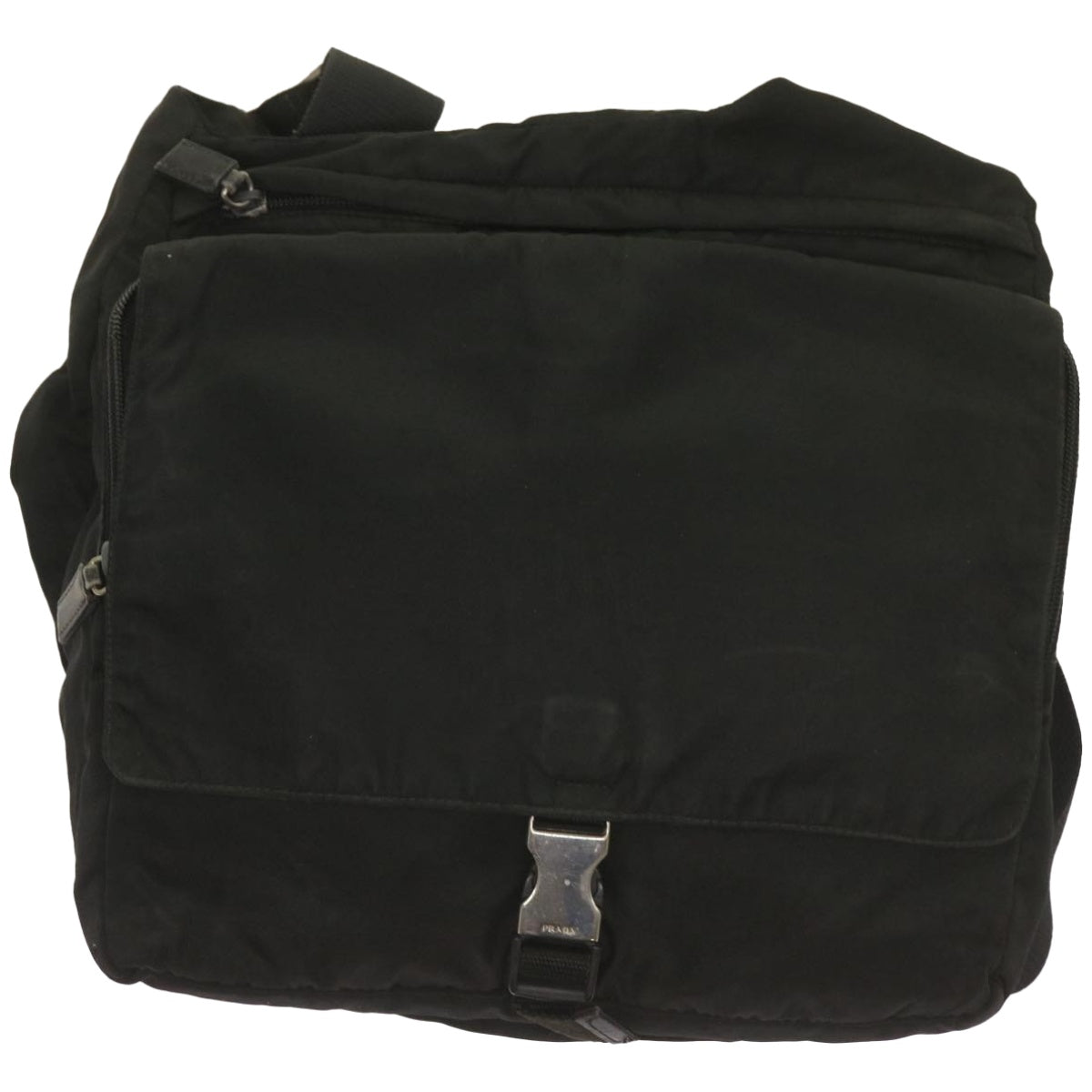 PRADA Shoulder Bag Nylon Black  fm3220