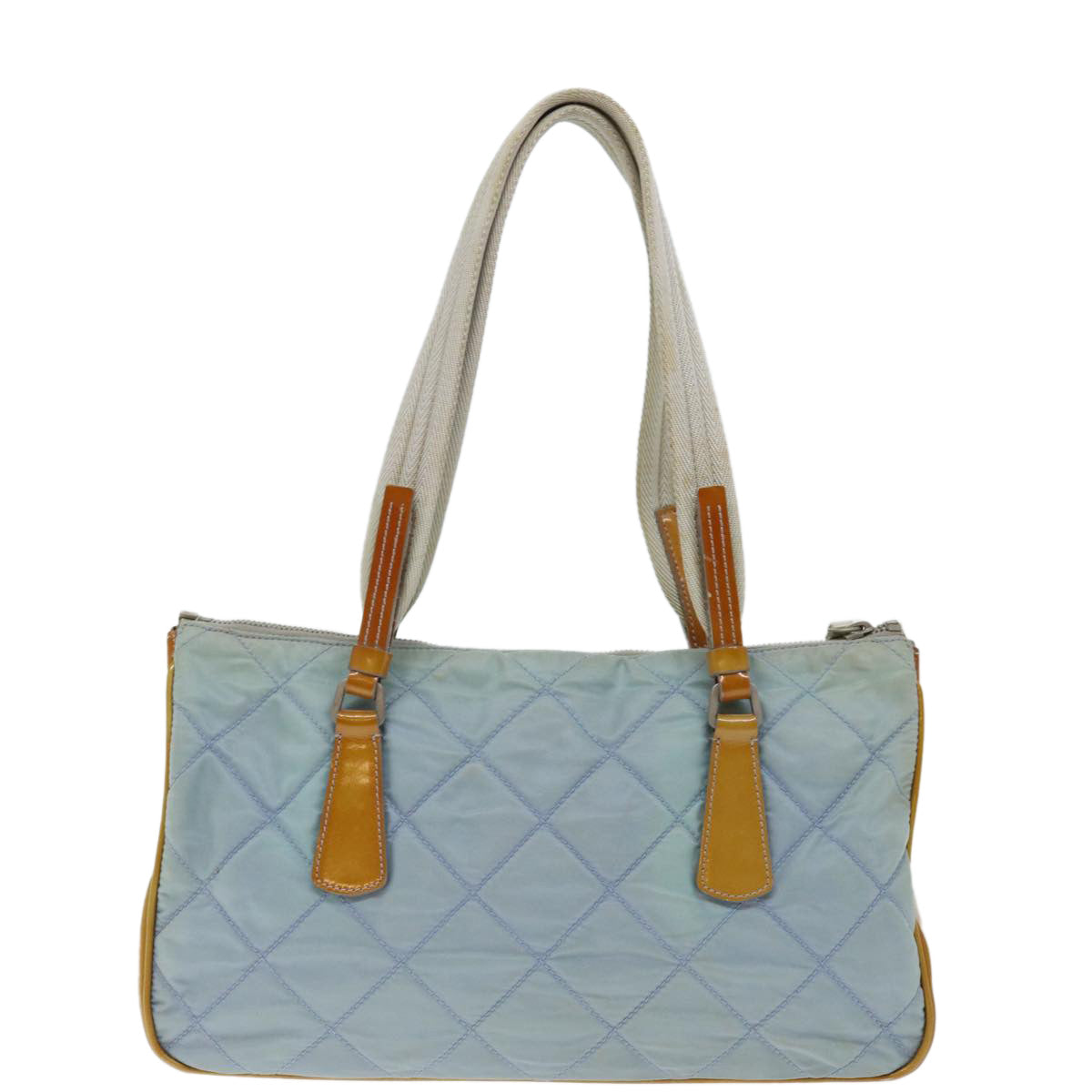 PRADA Shoulder Bag Nylon Blue fm3362